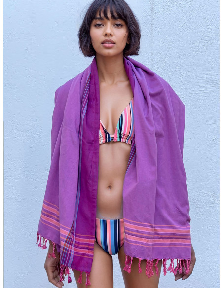 Serviette de plage éponge & Kikoy Bamburi