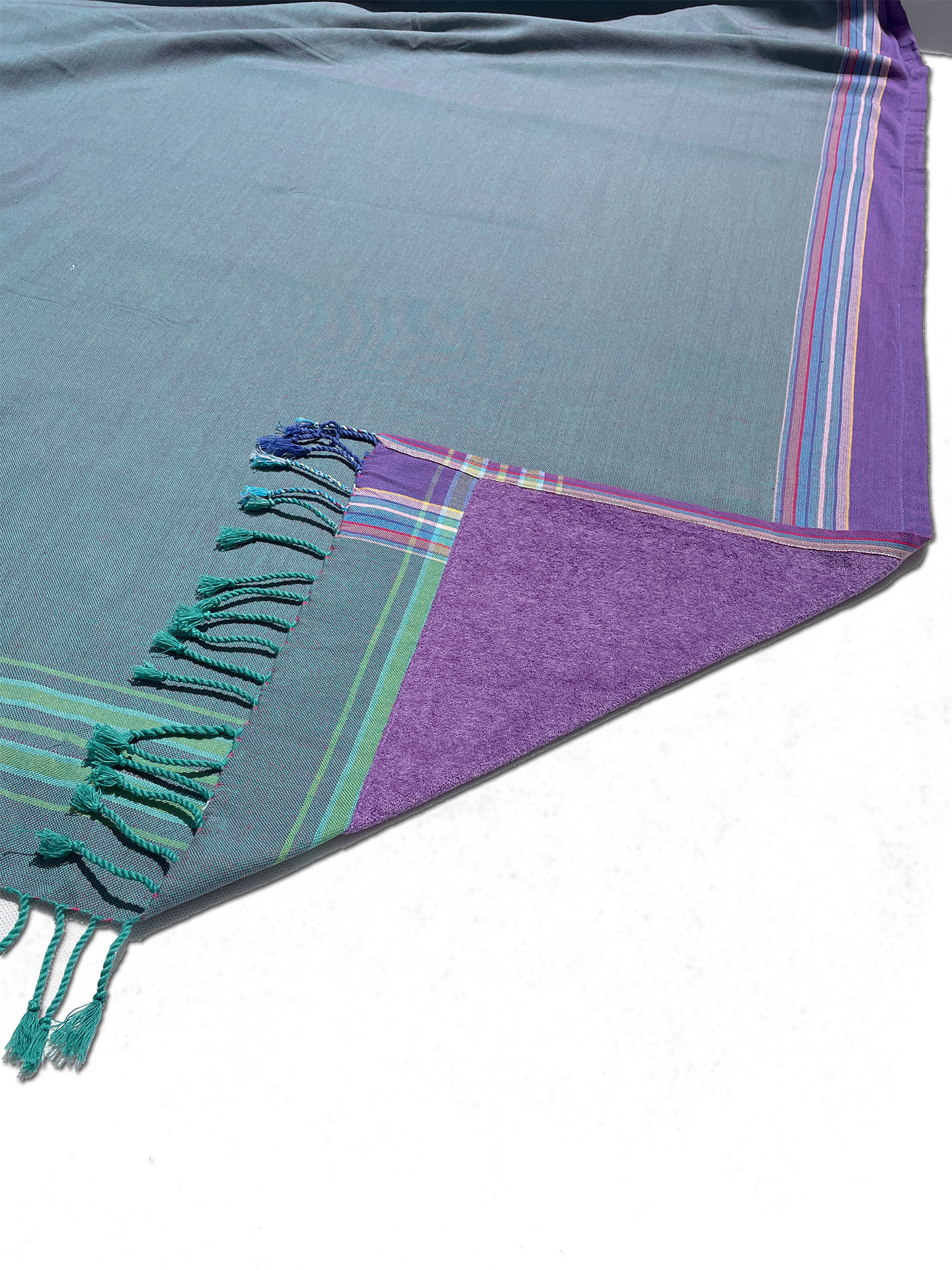 Serviette de plage éponge & Kikoy Kilima