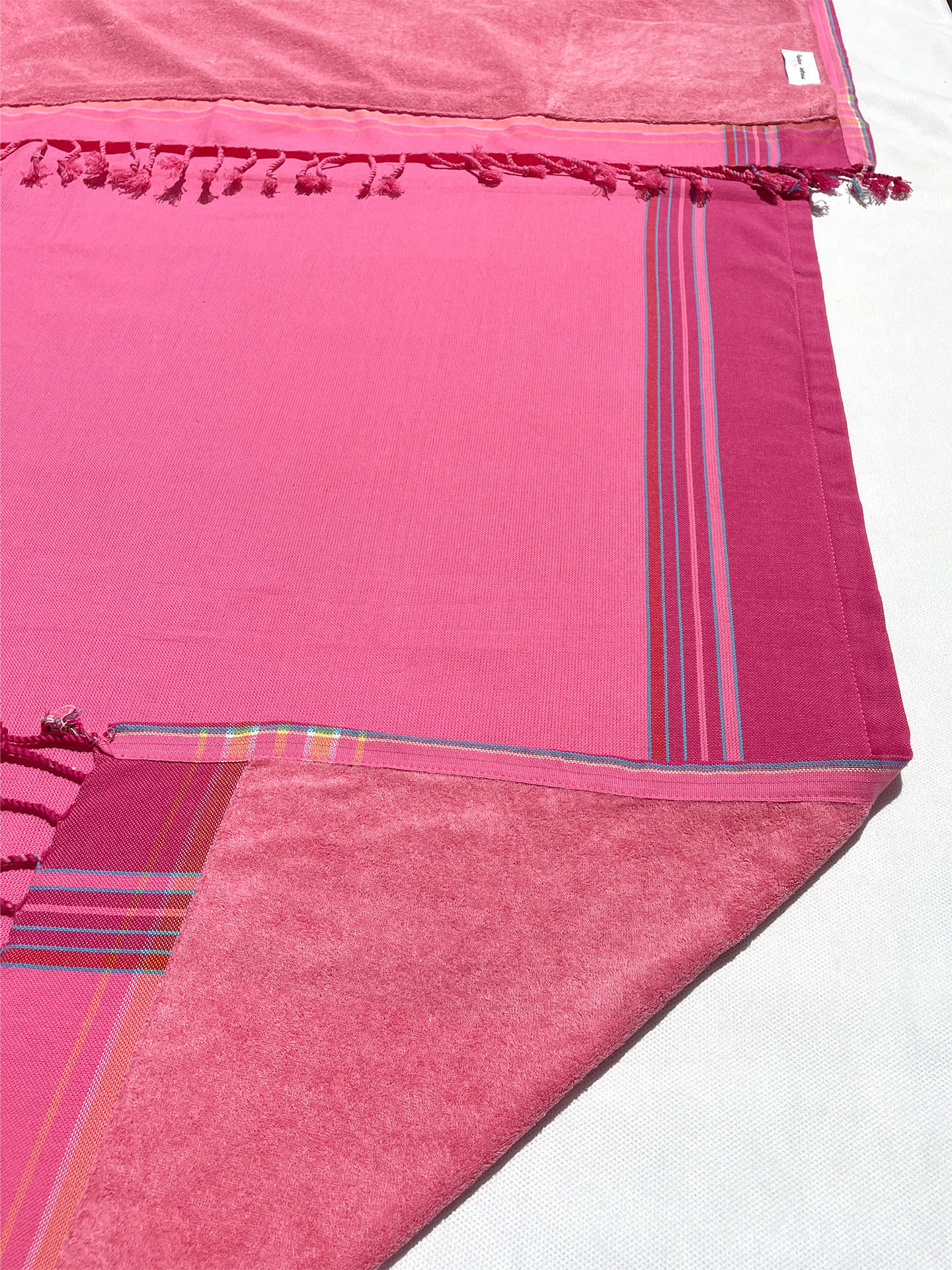 Serviette de plage éponge & Kikoy Zanzibar