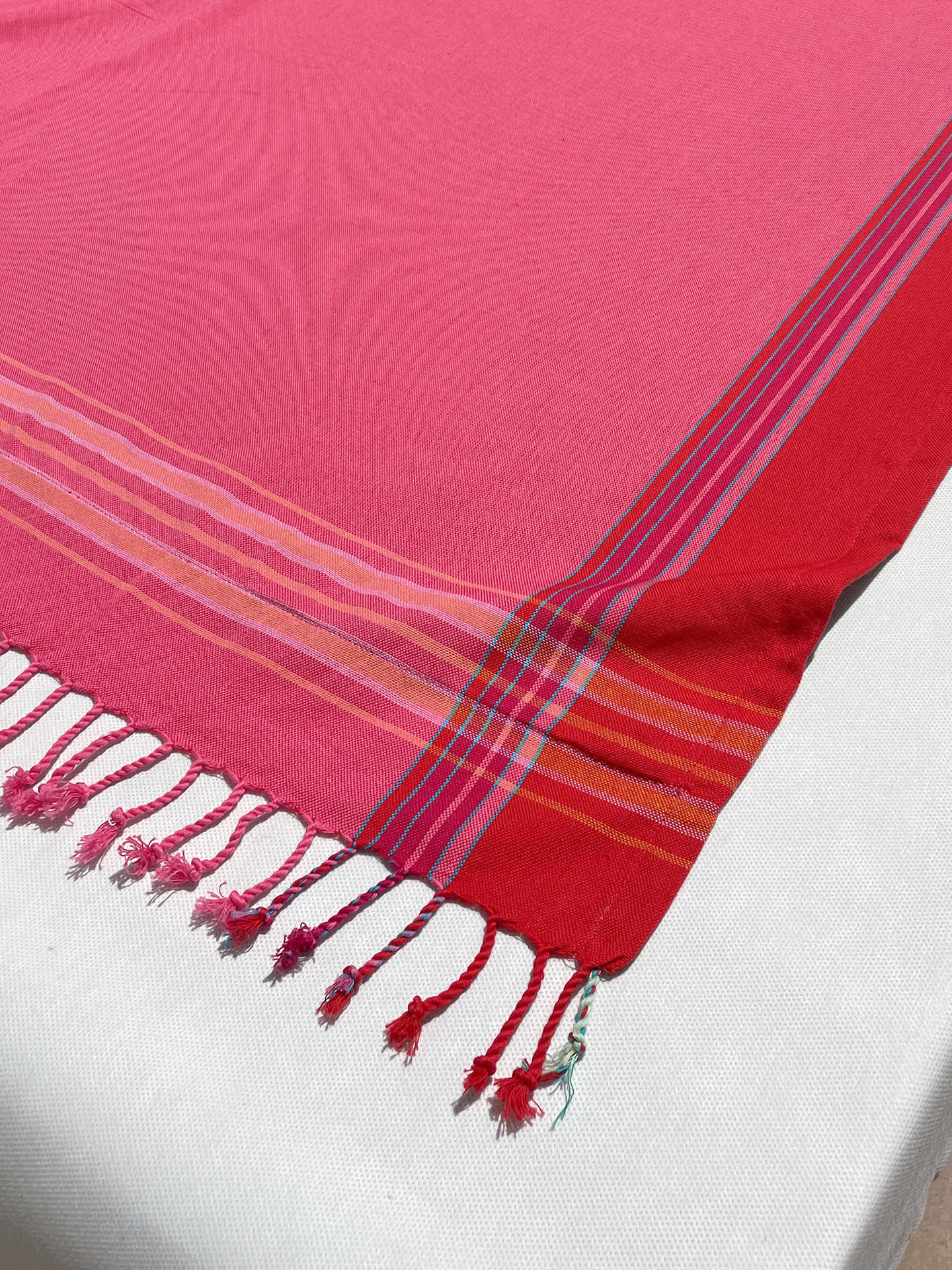 Serviette de plage éponge & Kikoy Pretty Pink