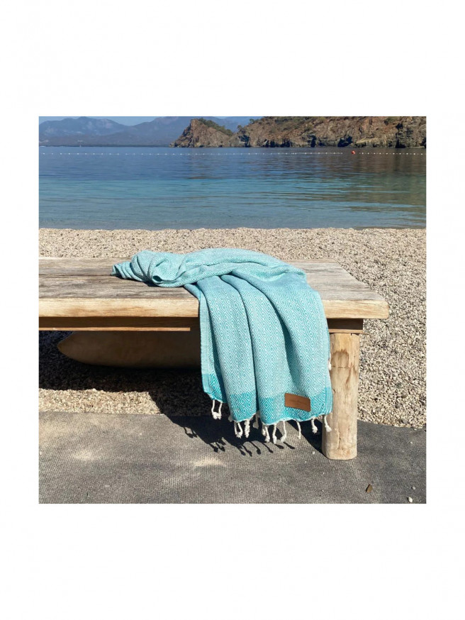 ⚠️ DERNIÈRE PIÈCE — Tribal Diamond – Light turquoise