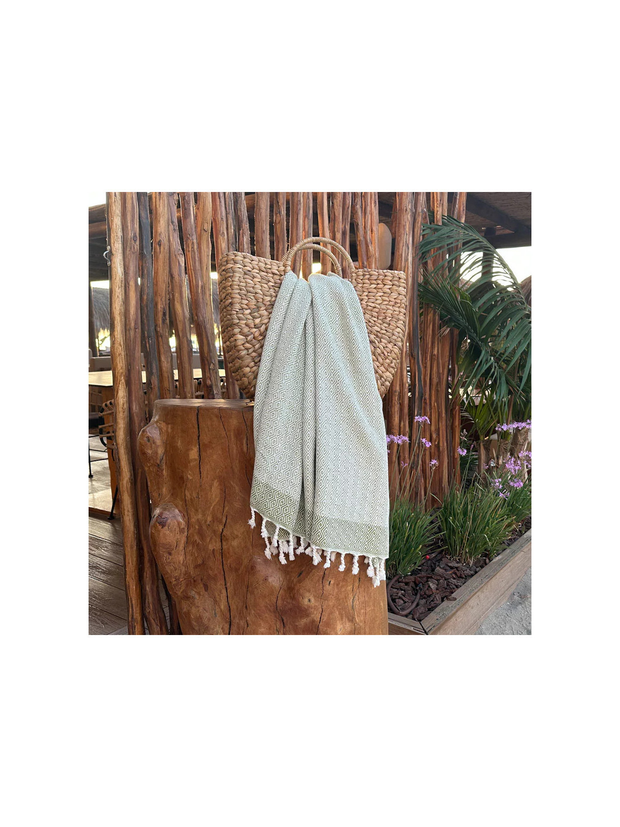 ⚠️ DERNIÈRE PIÈCE — Tribal Diamond – Pistache