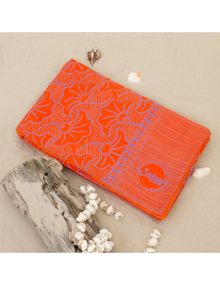 Serviette de plage  éponge & Batik Balyy Dancing in the Sun