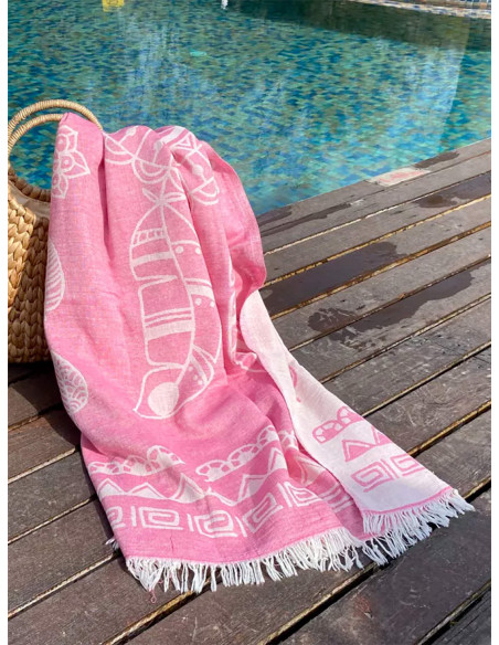 Fouta Dreamcatcher Pink