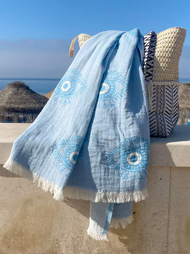 Fouta Eye Blue 2