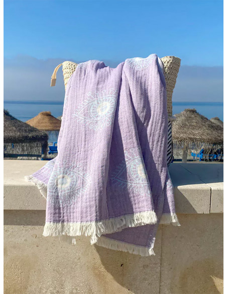 Fouta Eye Lilac