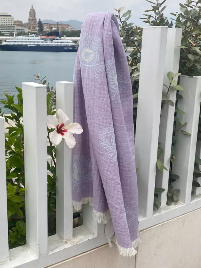 Fouta Eye Lilac 2