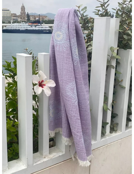 Fouta Eye Lilac