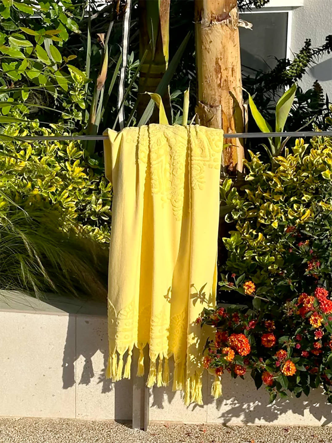 Serviette de plage éponge Zennn  Yellow