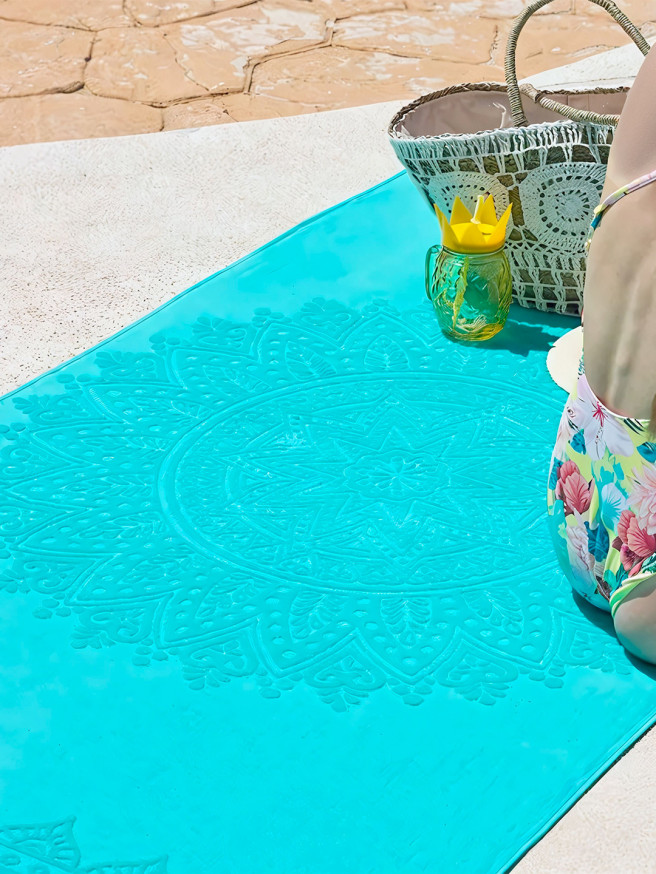 Serviette de plage éponge Zennn  SeaGreen