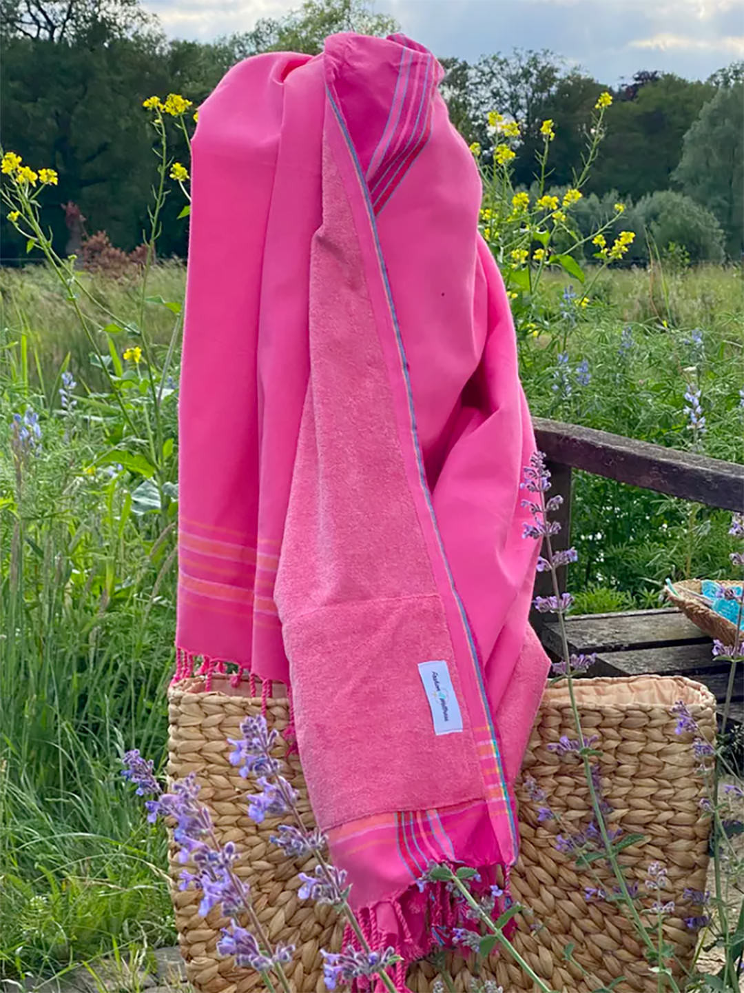 Serviette de plage éponge & Kikoy Zanzibar